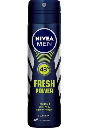 Nivea Men Fresh Power Erkek Sprey Deodorant 150 ML