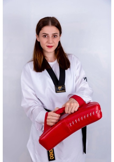 Haşado MAVİ Taekwondo, Kickboks, Karate, MMA Küçük Eğri Darbe Yastık Mavi