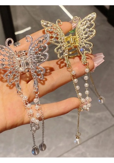 Catalea Family Küçük Kelebek Saç Tokası 322179987 Altın