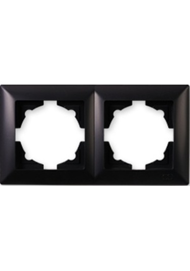 Günsan Visage Ambiance Metalik Siyah 2 li Çerçeve