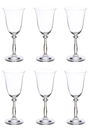 Bohemia 6 Parça Cristal Angela Kadeh Seti 350 Ml