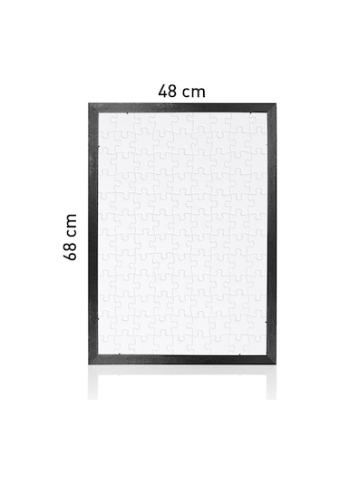 Sar Puzzle Çerçevesi Siyah 1000 Parça İçin Ebat 68x48cm