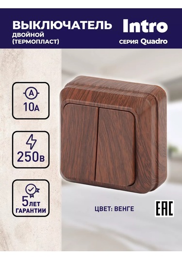 Intro Çiftli Anahtar Quadro 250v 123805955