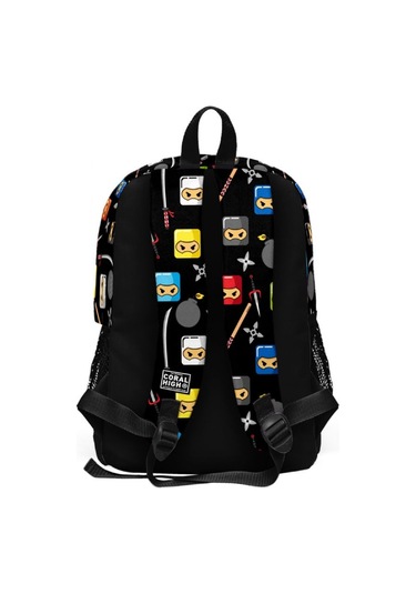 Coral High Ninja Baskılı İlkokul ve Günlük Okul Çantası 23473