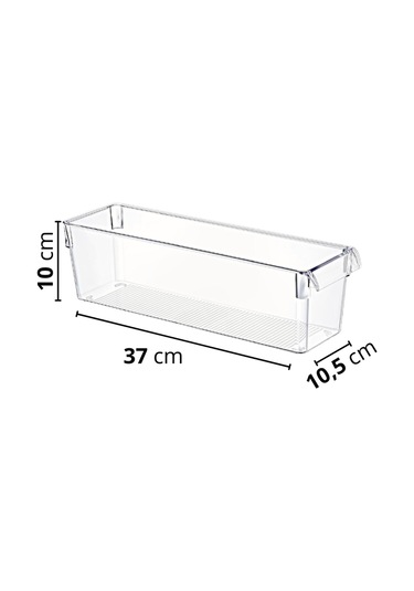 Mini Tall Clear Buzdolabı & Dolap Içi Düzenleyici Organizer Şeffaf