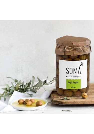 Yeşil Zeytin Boyasız Katkısız 500gr-2650
