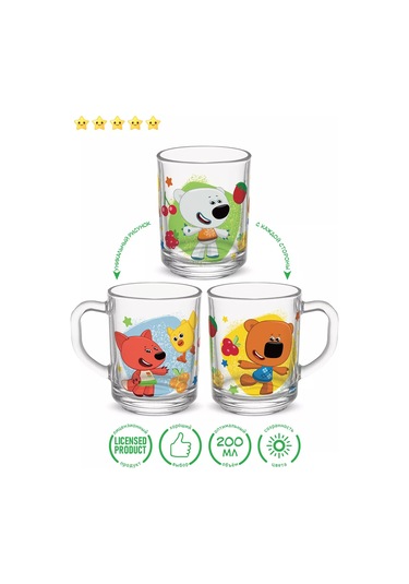 Priority. Çocuk Cam Çay Bardağı Mimiishki 1 Adet 156270104 Kahverengi