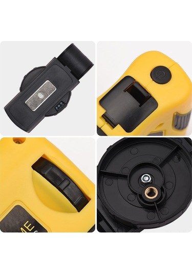 Qingmipy Yüksek Hassasiyetli Çift Balonlu Taşınabilir Lazer Hizalayıcı - 5m Mesafe