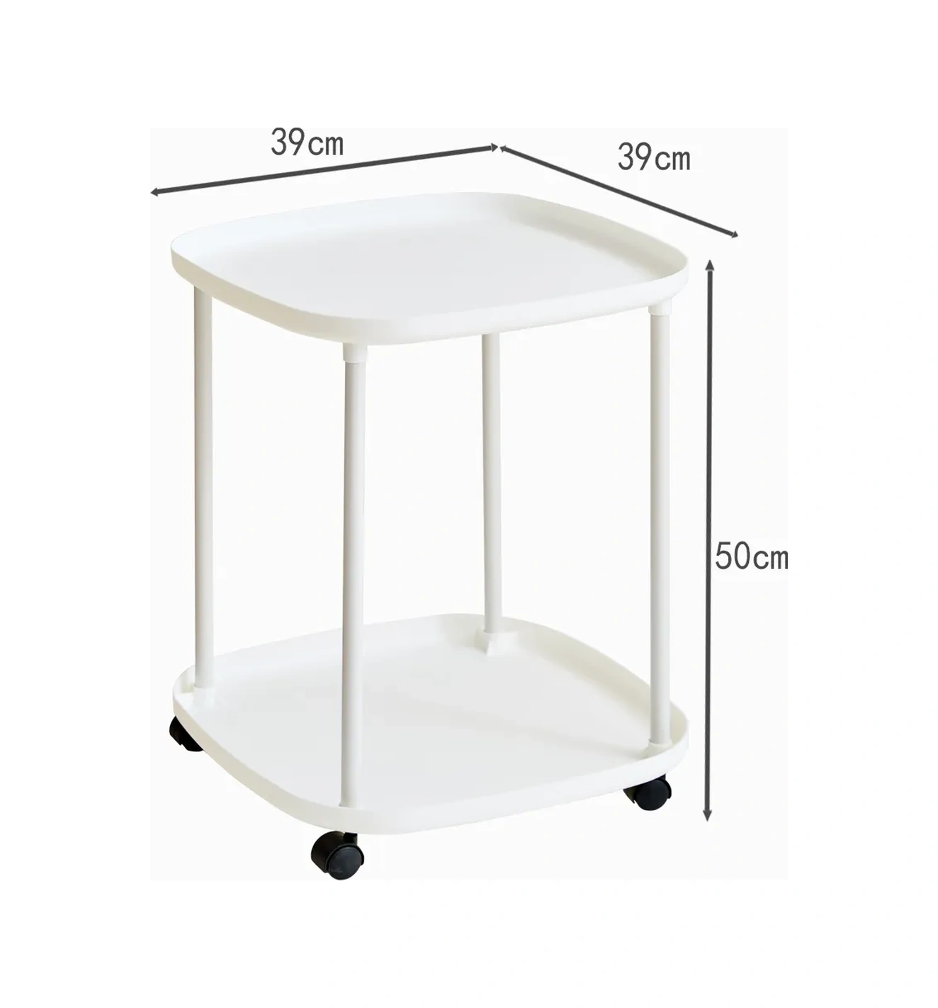 Leoezya Yatak Kenarı Sehpası 253876442 Beyaz