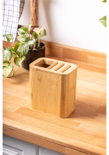 Finehome Toni Bambu Bıçak Standı