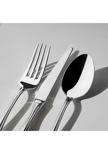 Nehir Lalezar Sade 12 Kişilik 89 Parça Kutulu Çatal Kaşık Bıçak Takımı