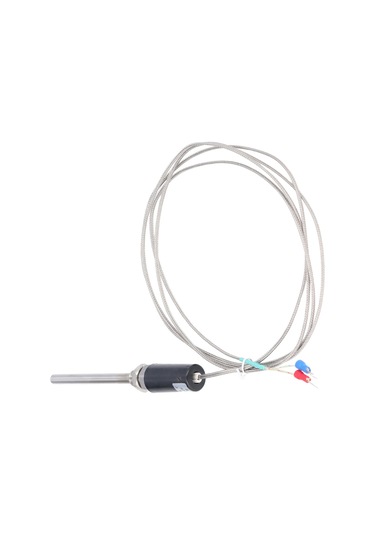 Tenfowee K Tipi Termokopül Sensörü, 100mm Düz Saplı, Nikel-krom Gövde, 0-800 C Sıcaklık Ölçümü, Pıd Kontrolcü Uyumlu, Endüstriyel Kullanım