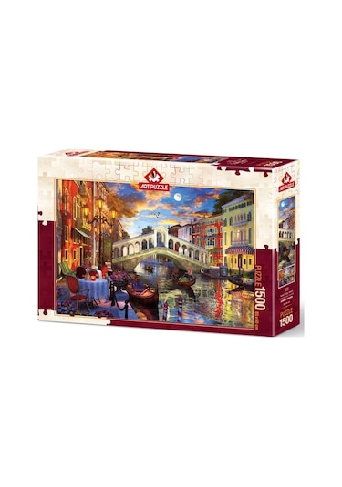 Art Puzzle 1500 Parça Rıalto Köprüsü Venedik  5372