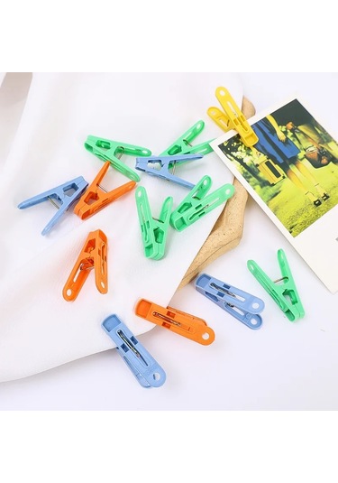 40 Adet-40/20 Adet Plastik Mandal Mandal Çamaşır Asılı Pin Klip Ev Clothespins Çorap İç Çamaşırı Kurutma Standı Tutucu