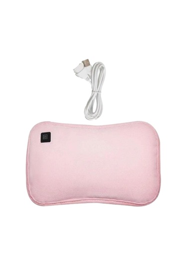 Dolıty Peluş Sıcak Su Torbası Yeniden Kullanılabilir Pembe Pembe