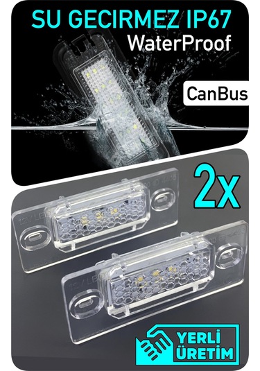 Volkswagen Vw Golf 4 5 Sadece Variant Kombi 1999-2009 Canbus Led Plaka Aydınlatma Ledi Lambası
