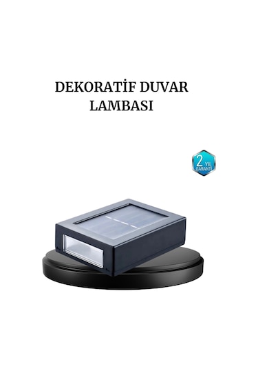 6 Led Güneş Enerjili Sensörlü Lamba Akıllı Işık Sensörlü, Enerji Tasarruflu Bahçe Aydınlatma Çok Renkli