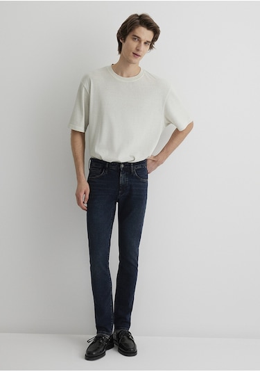 Mavi - Jake 90lar Tokk Mürekkep Mavi Jean Pantolon 0042282944 Lacivert