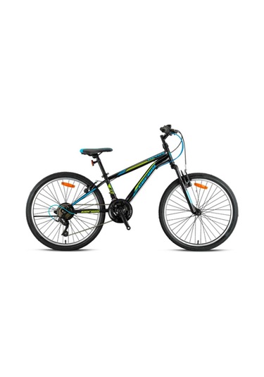 Mars Plus - 26 - Mtb - 14' - 21 Vites - V.b - Parlak Siyah-lime/mavi