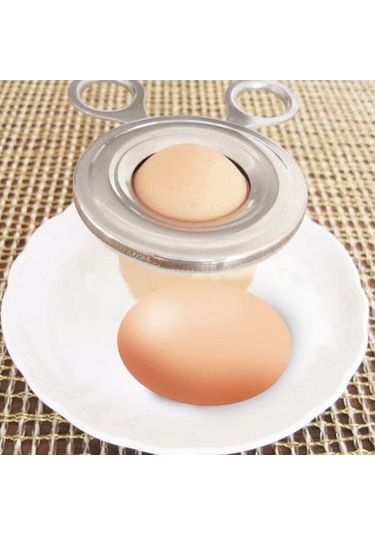 Sones Paslanmaz Çelik Haşlanmış Yumurta Kabuğu Kesme Aleti Diğer