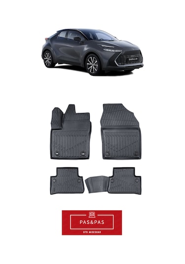 Toyota C-hr 2024 Model 5d Havuzlu Paspas Seti