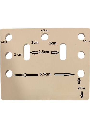 Sürgülü Gardırop Alt Teker Plastik Ray Yükseltici 2'li