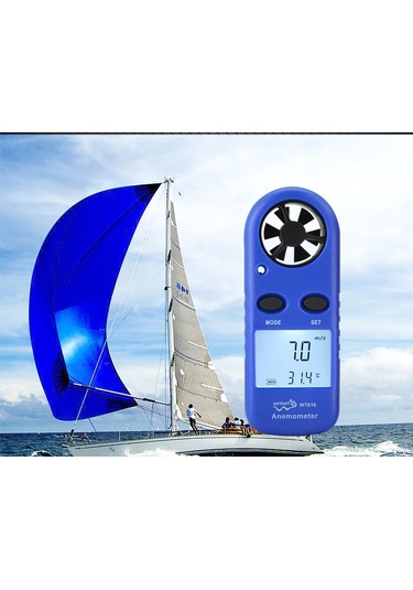Wıntact Wt816 Dijital Anemometre Hava Akım Ölçer N11.137