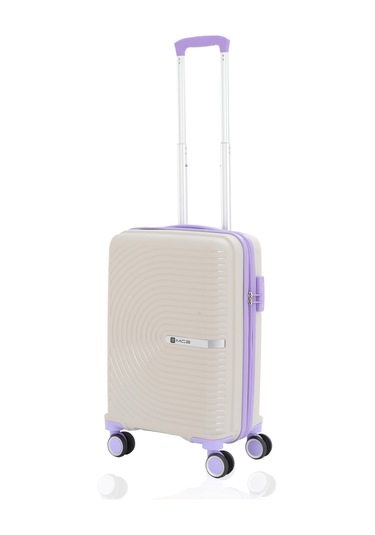 Mçs Polipropilen Valiz V374 55 Cm S21yy100000655 10729 Kemik/lila Kemik - Lila