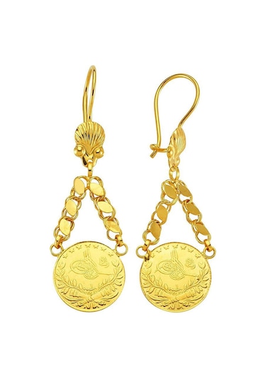 Reşat Küpe Sallantılı 6.00 Gram 22 Ayar Altın