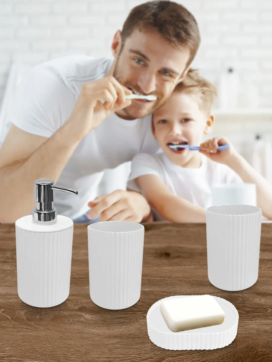 Conflate 4 Parçalı Banyo Seti 208673208 Beyaz