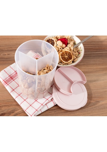 Madame Coco Wesley 3 Bölmeli Erzak Kabı 1ksakl030112,5x13x18cm-soft Pudra