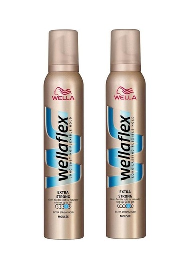 Wella Wellaflex Şekillendirici Ekstra Güçlü Saç Köpüğü 2 x 200 ML