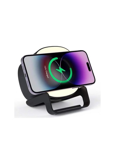 Butu L28 4'ü 1 Arada 15 W Telefon Tutculu Kablosuz Şarj Cihazı Bluetooth Hoparlör