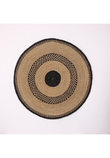Doğal Deniz Sazı 120 Cm Dekoratif Halı & Duvar Dekoru Siyah
