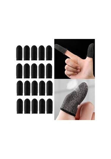 Suntek Oyun Parmak Ucu Kolu 20 Parça Siyah