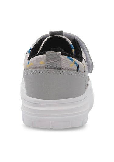 Slazenger NUMANCIA Çocuk Cırt Cırtlı Gri / Siyah Günlük Spor Ayakkabısı