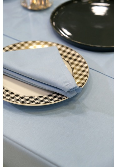 Dream Kumaş Peçete Modelleri Leke Tutmaz Kumaş Peçete Çeyiz Seti 6lı Paket Bulut