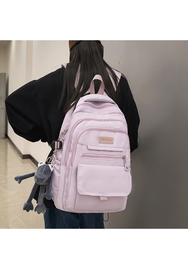 Geniş Kapasiteli Unisex Sırt Çantası, Okul Ve Günlük Kullanım İçin Ergonomik Tasarım, Üniversite Ve Ortaokul Öğrencileri İçin Şık Ve Dayanıklı Çanta, Modaya Uygun Kadın Ve Erkek Sırt Çantası Gri