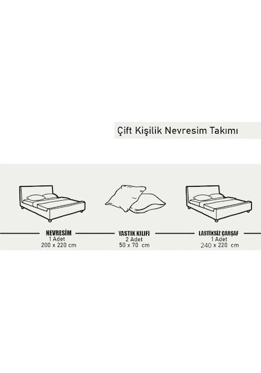 Antrasit Saten Çift Kişilik Nevresim Takımı Antrasit