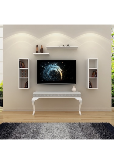 Decorotti - Lucca A3-4 Gizli Bölmeli Tv Ünitesi