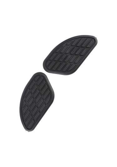 Reedark Motosiklet Universal Klasik Tank Koruma Paspası Çift Set Gri - Kauçuk Malzeme, Çizikten Koruma, Knee Fit Tasarım