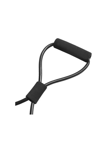 Dolıty 8 Şekilli Direnç Bandı Elastik Halat Ev Jimnastik Siyah Siyah