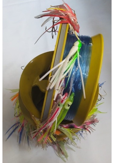 Sırtı Takımı-10 Lu Ortaboy-Ahtopot-70Mm-Misine 100Mt-Kol-70Cm