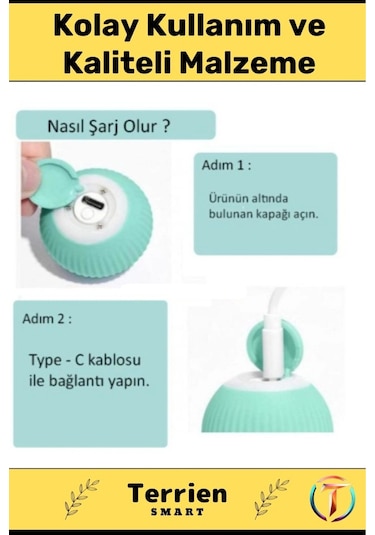 Smart Seri Akıllı İnteraktif Şarjlı Titreşimli Işıklı Hareketli Özel Üretim Evcil Hayvan Oyuncağı