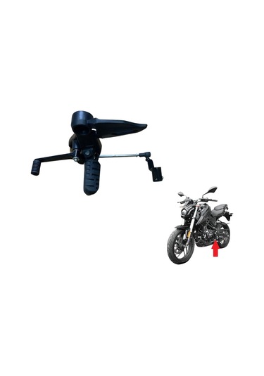 Voge R125 Sürücü Basamak Sol Set Ve Vites Pedalı Vites Kolu