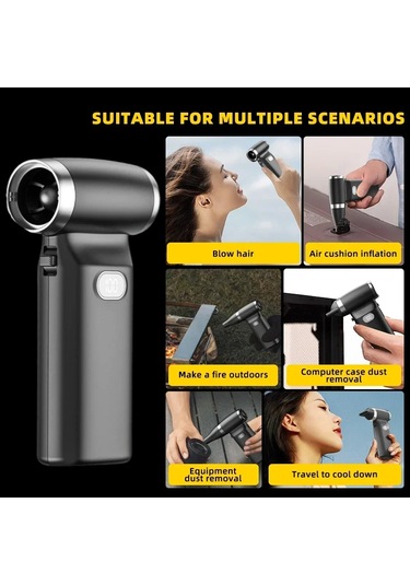 Ambition Kullanışlı Elektrikli Fan 110.000 Rpm 6000 Mah