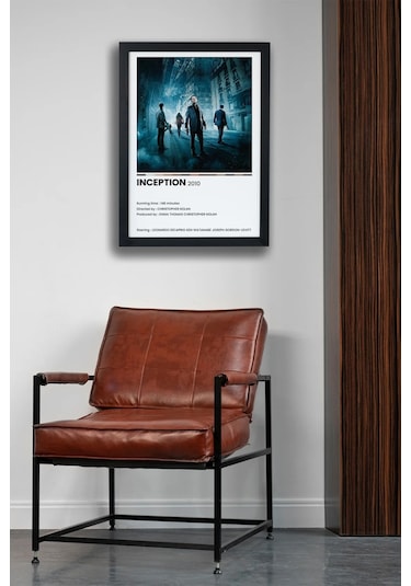 Inception Dizi-film Siyah Çerçeveli Tablo Poster