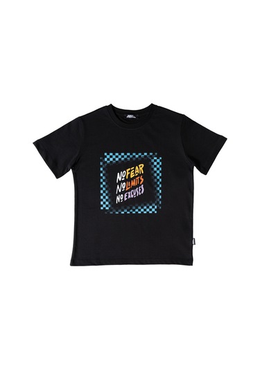 No Fear Erkek Çocuk Tshirt Nfr-b500319 Siyah