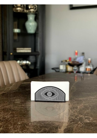 The Mia Peçetelik Siyah 16X8 Eye
