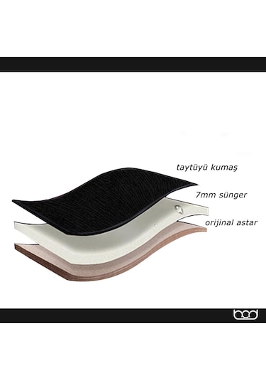 Bod Vodina Serisi Tay Tüyü Cepli Oto Koltuk Minder Seti Koltuk Koruma Kılıfı Ön Arka Set Gri